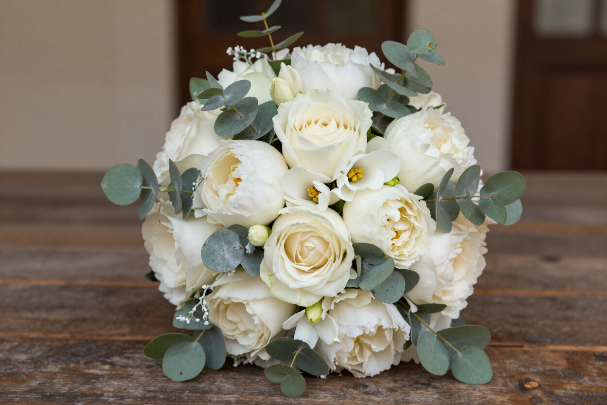 Wedding floral arrangement detail