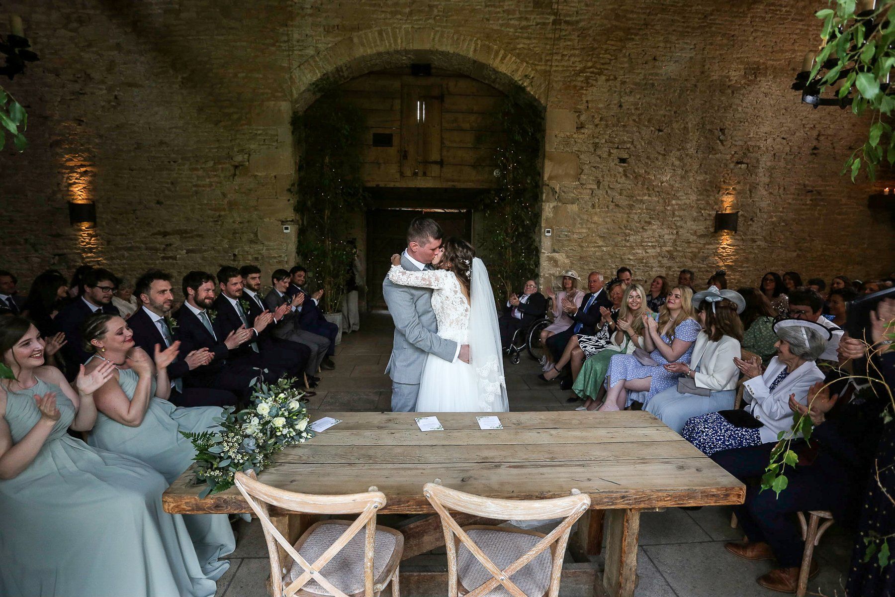 wedding kiss