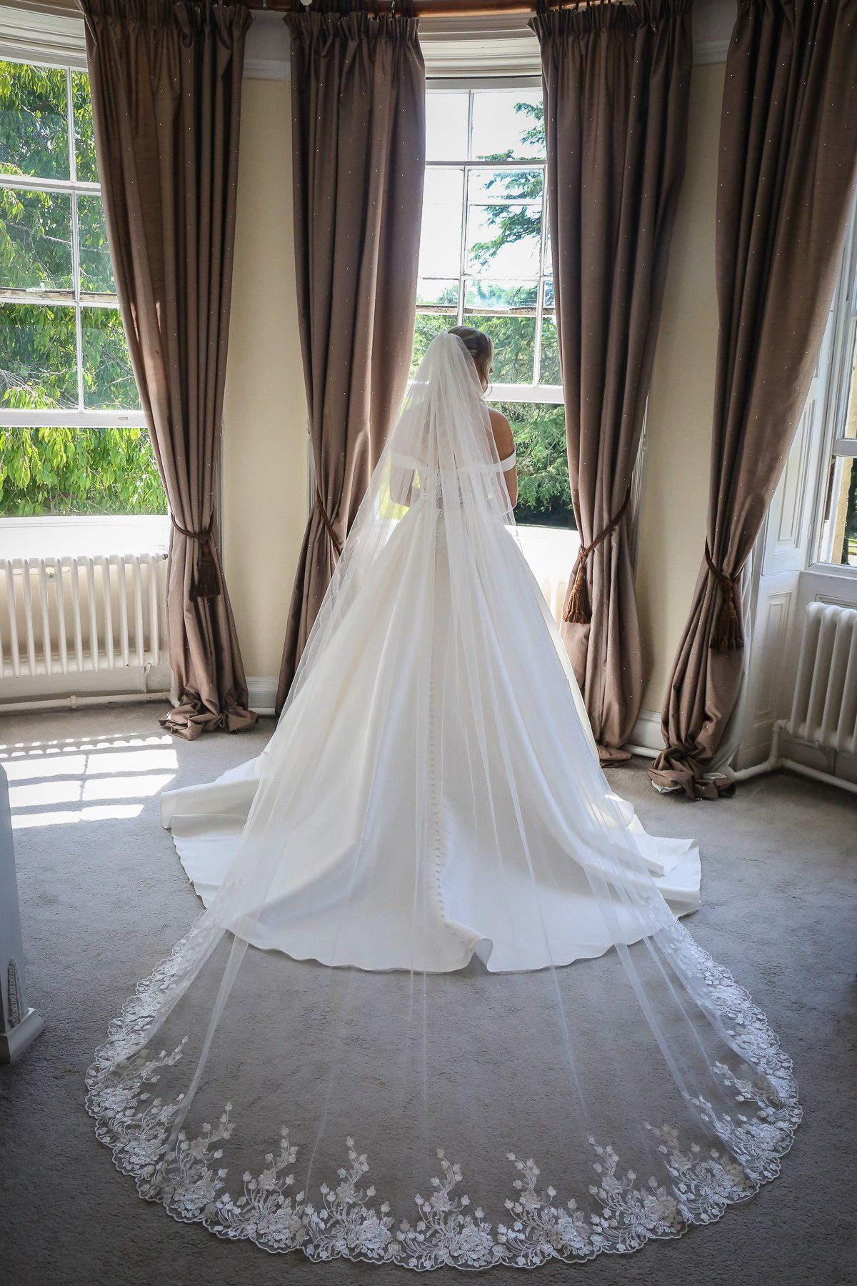 bride with bouquet