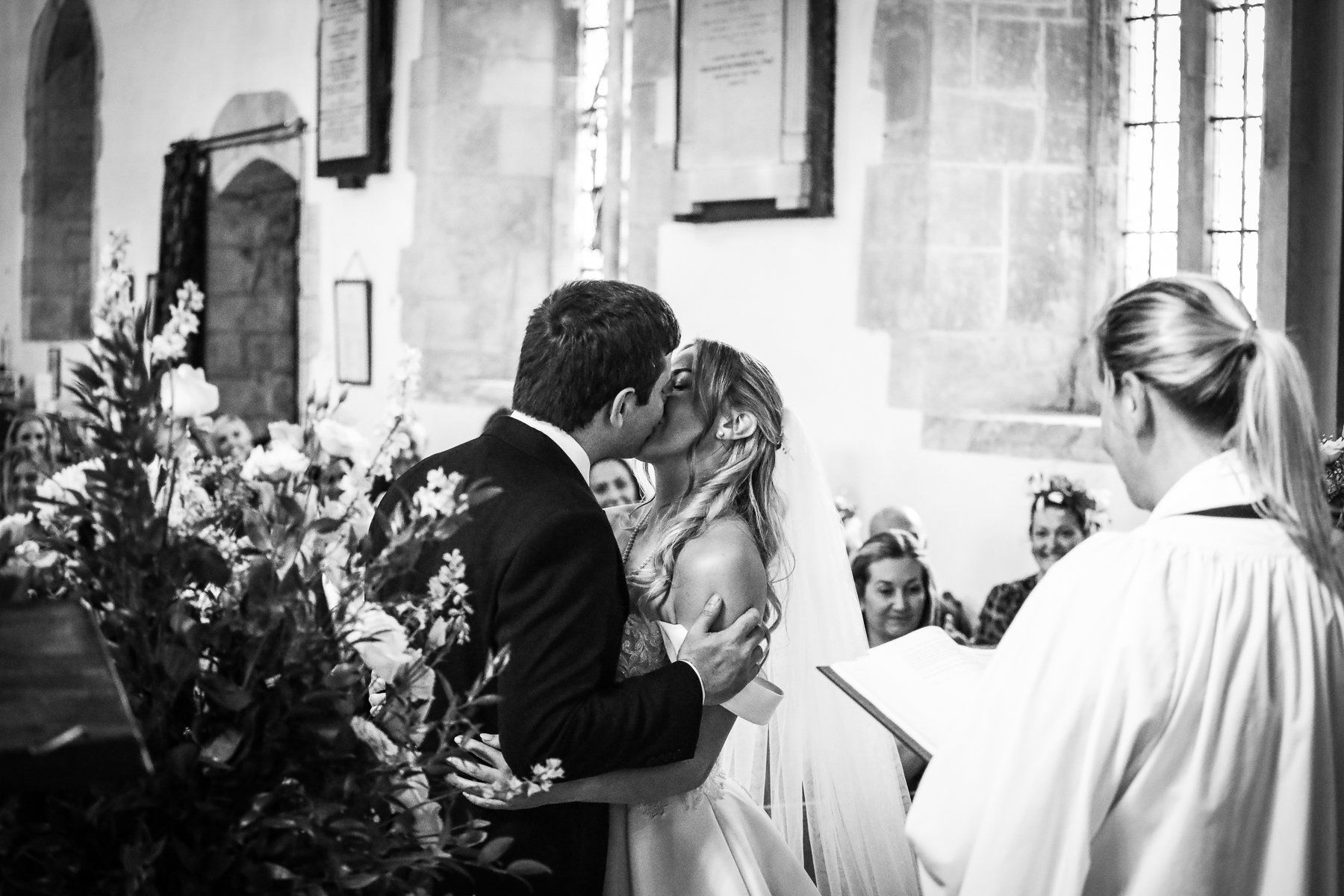 wedding kiss