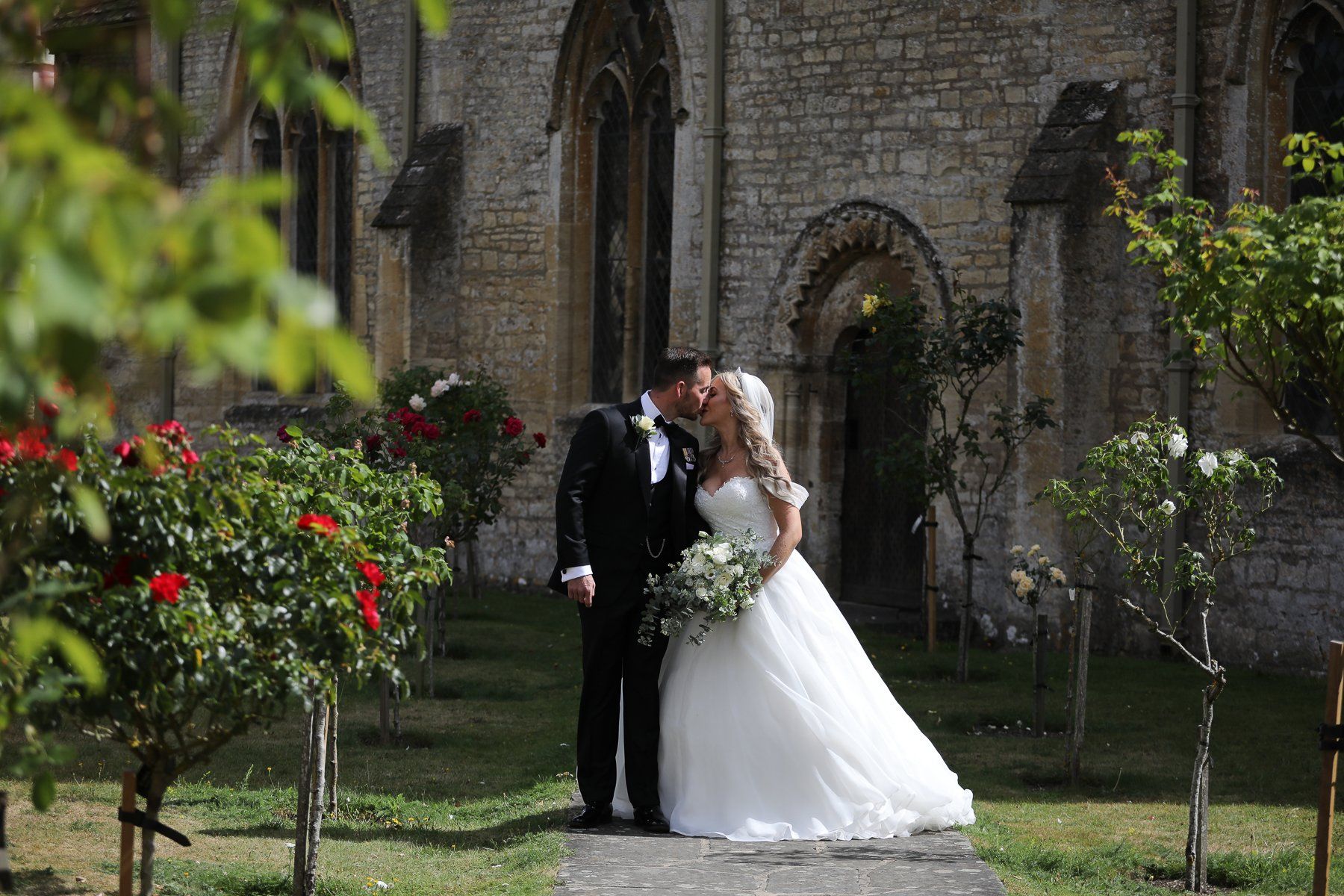 wedding kiss