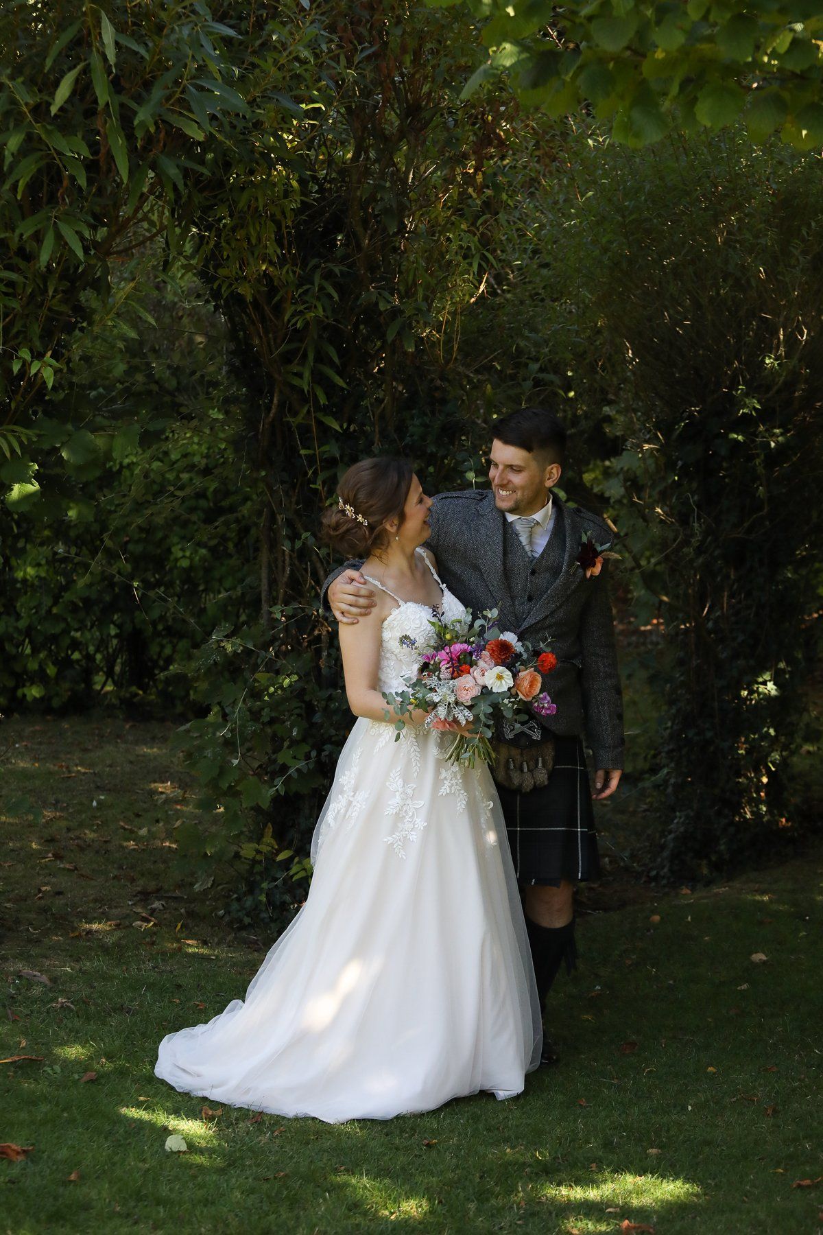 wedding kiss
