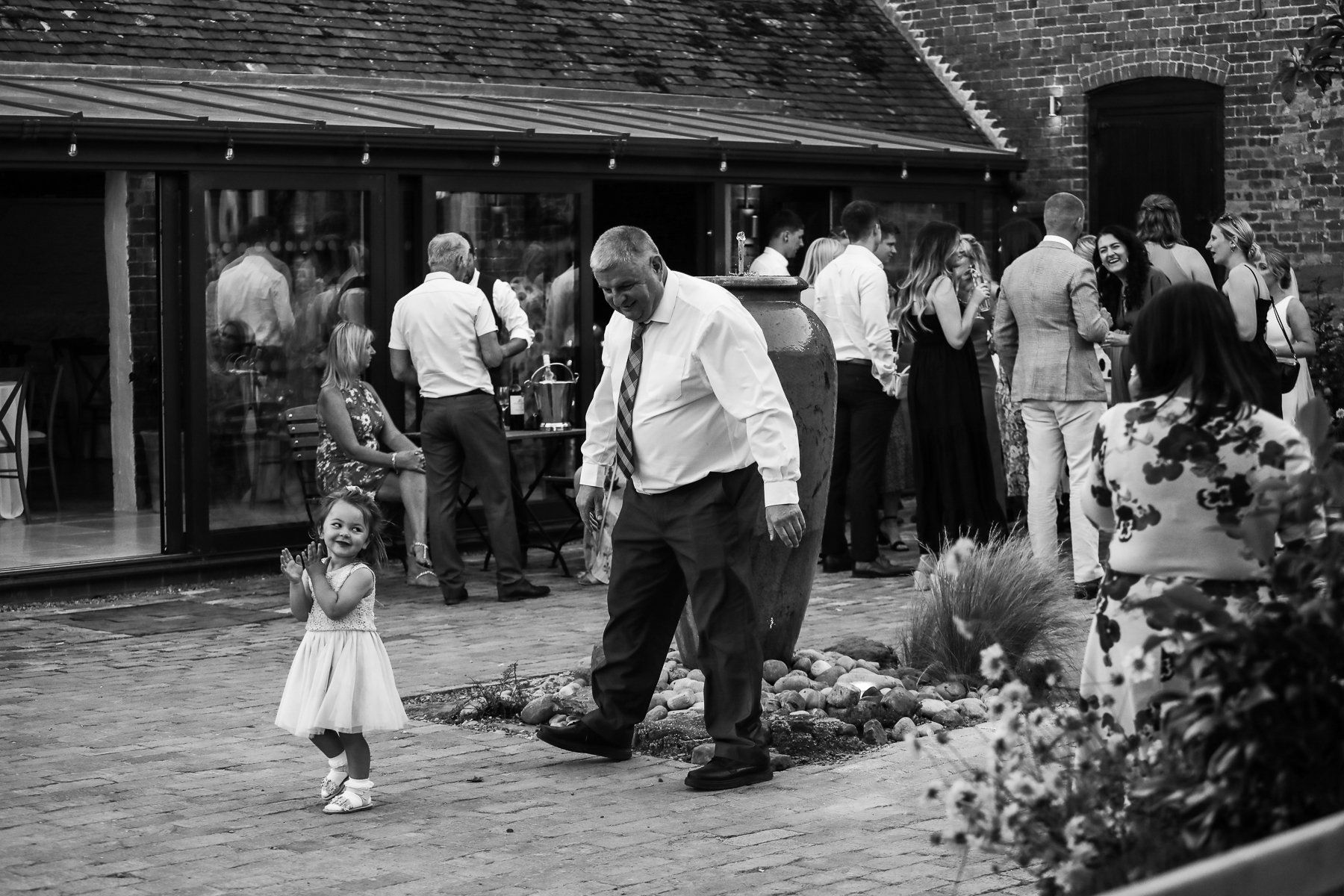 bride and groom in rape field
