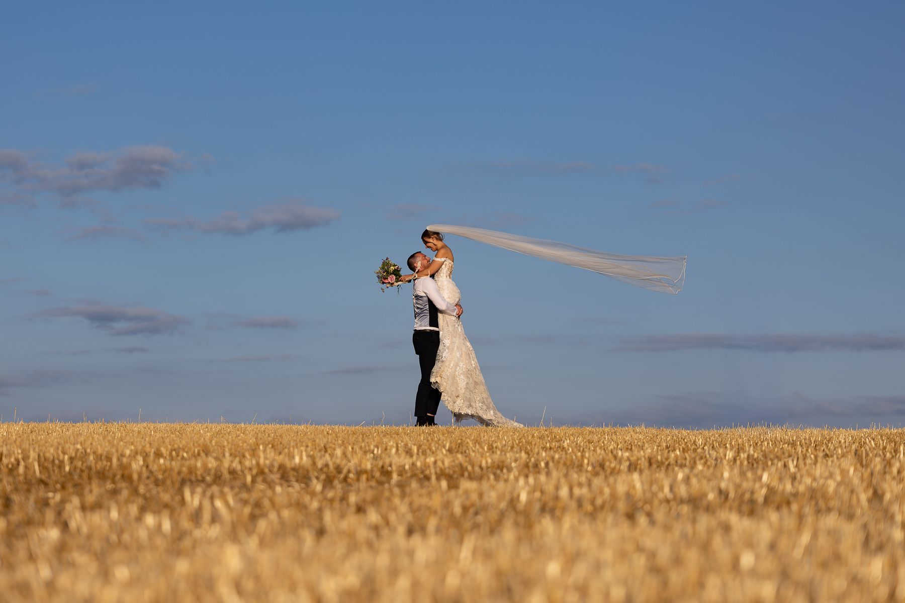 The Summer wedding of Hannah and Jamie who were married in The Cotswolds at Cripps Stone in August