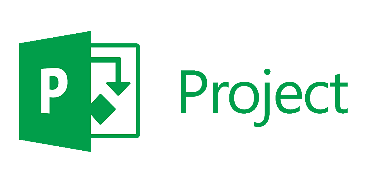 The green logo for Microsoft Project featuring a white 