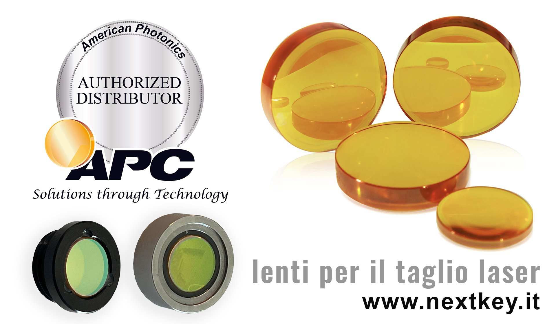 Vendita lenti, specchi e vetri di protezione per impianti laser