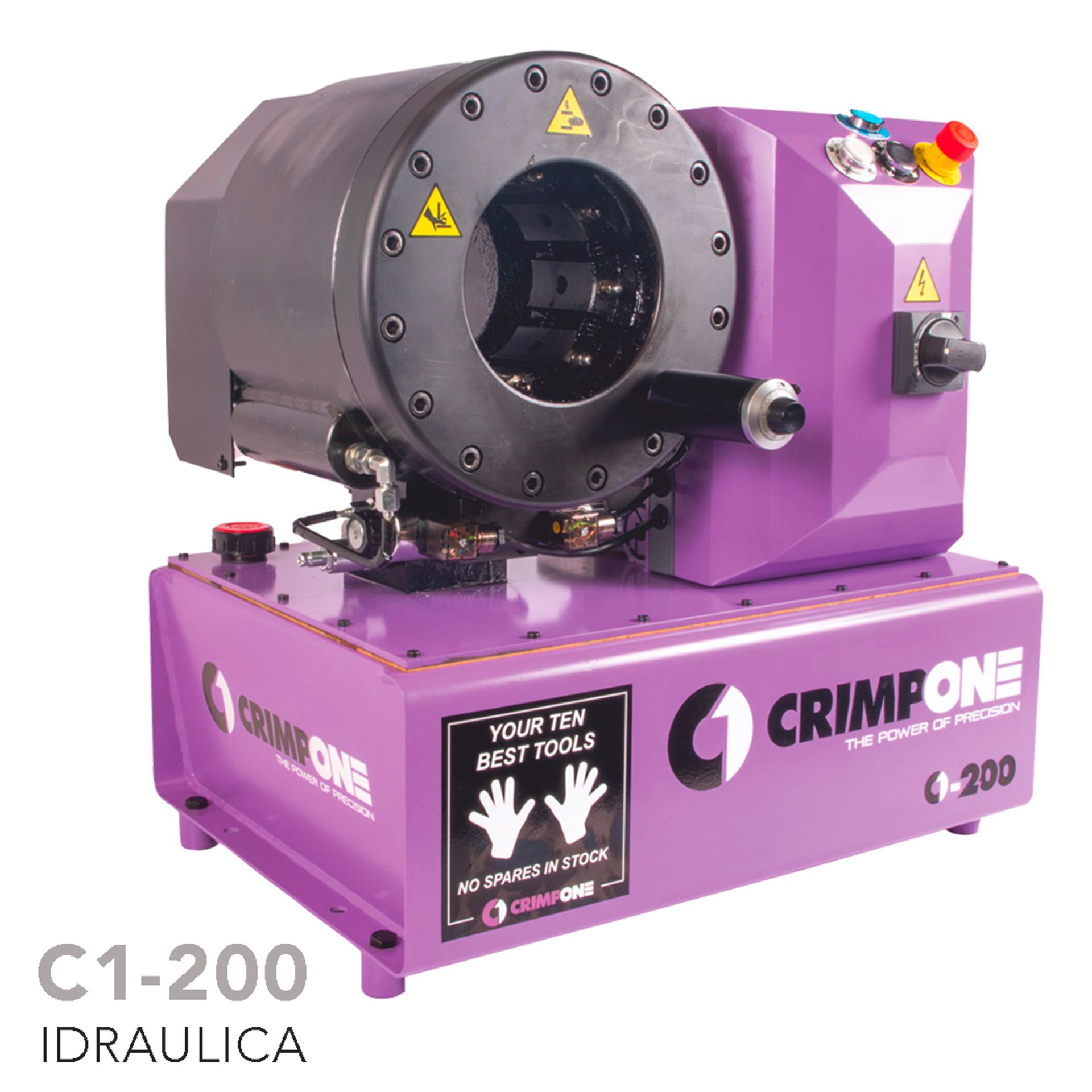 crimpatura tubo crimpatrice C1-200