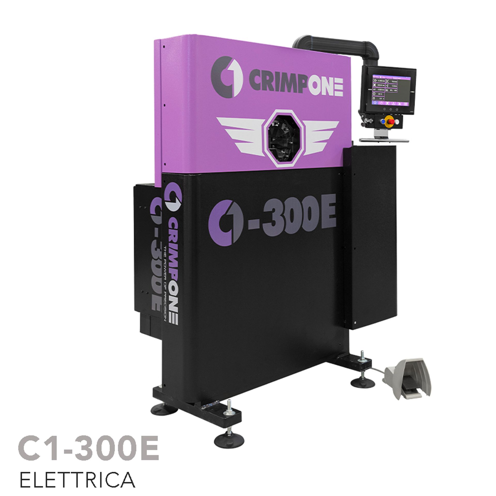 crimpatura tubi crimpatrice C1-300e