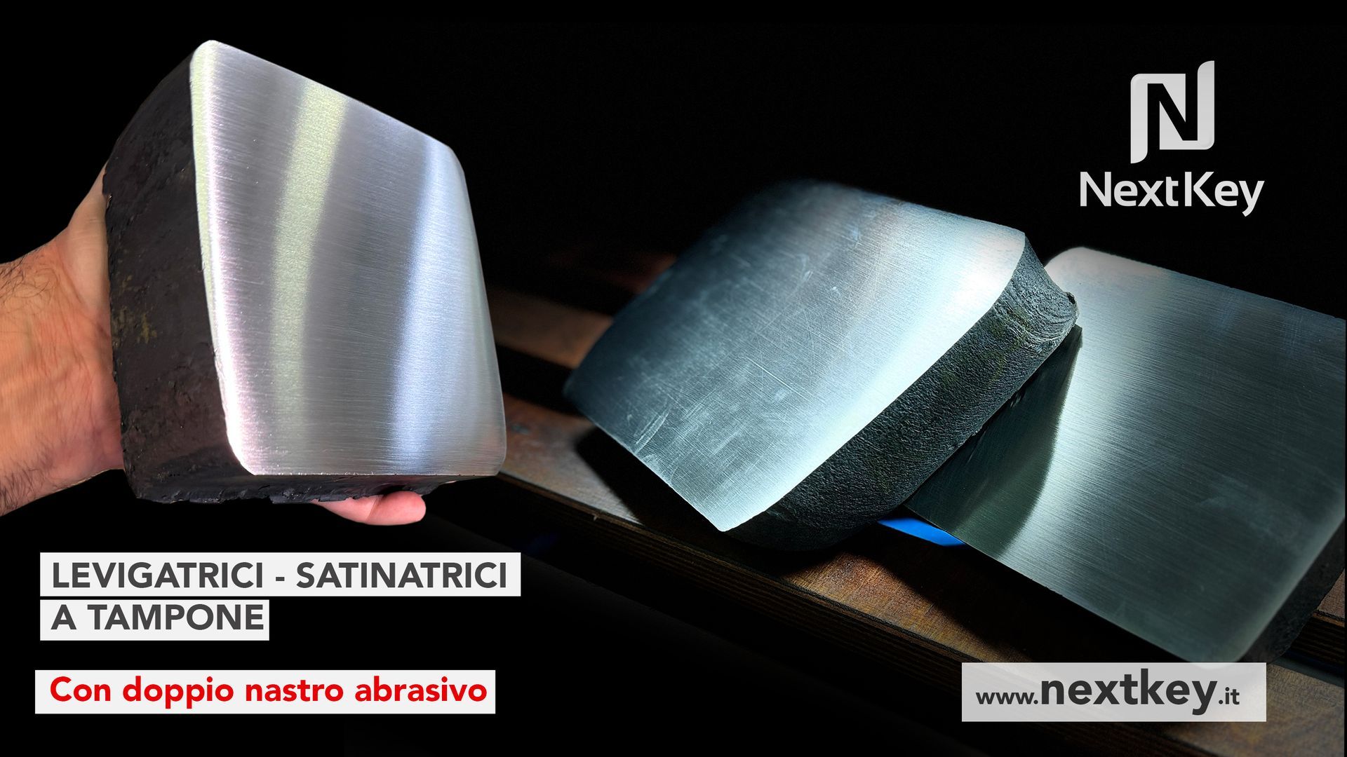 acciaio levigatrice a tampone