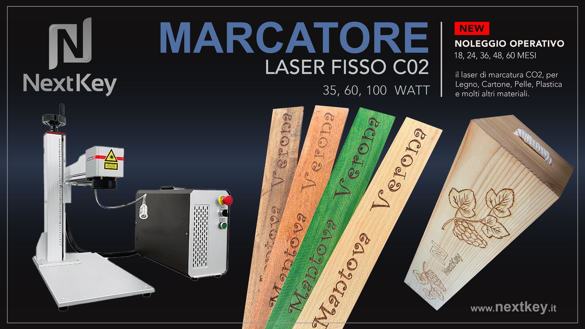laser di marcatura Marcatori laser per il legno