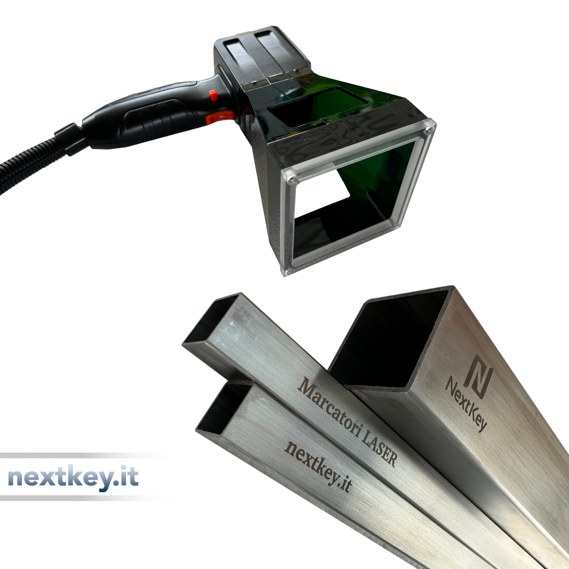 Marcatori laser per tubi in acciaio