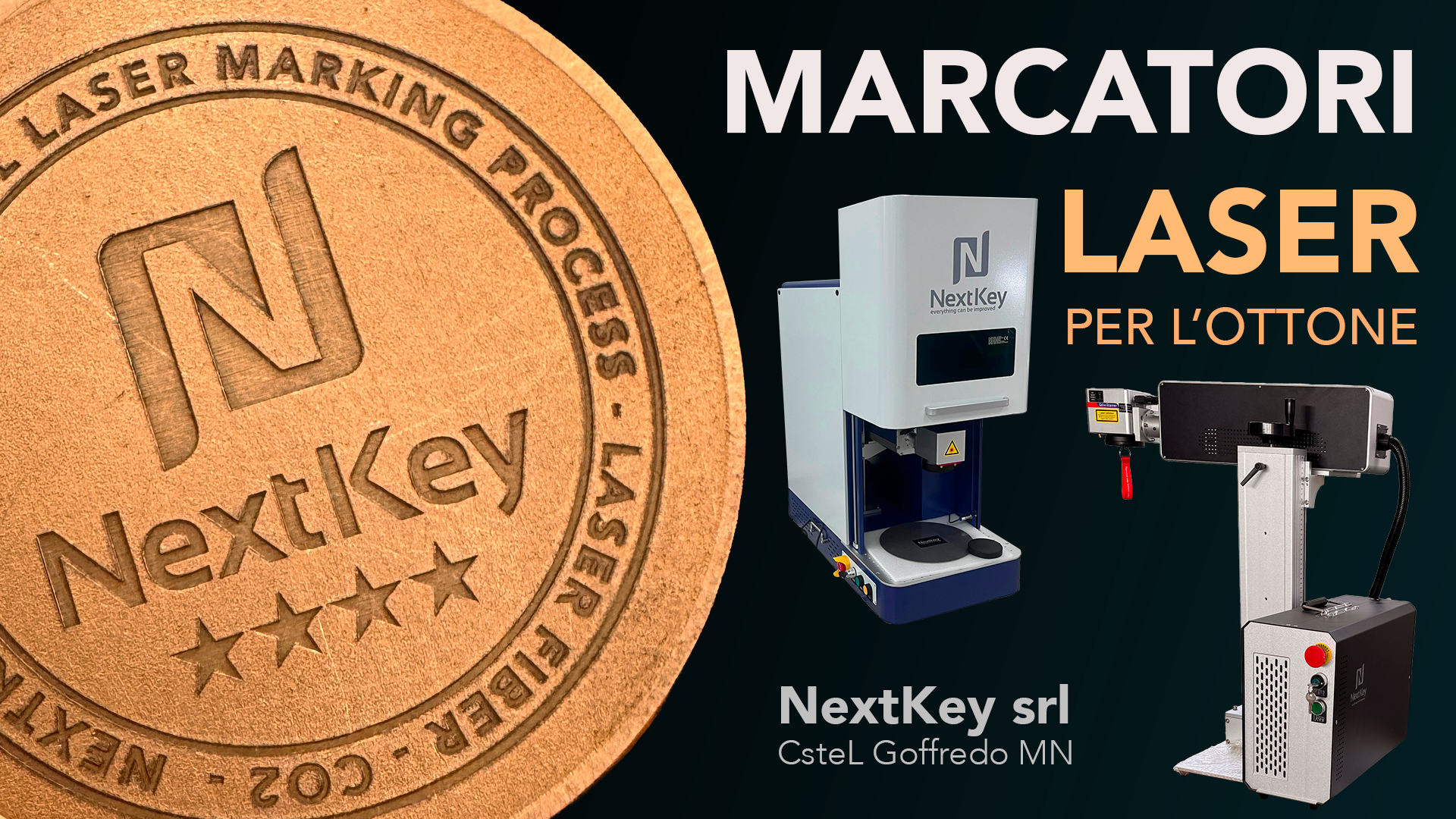 marcatura laser ottone