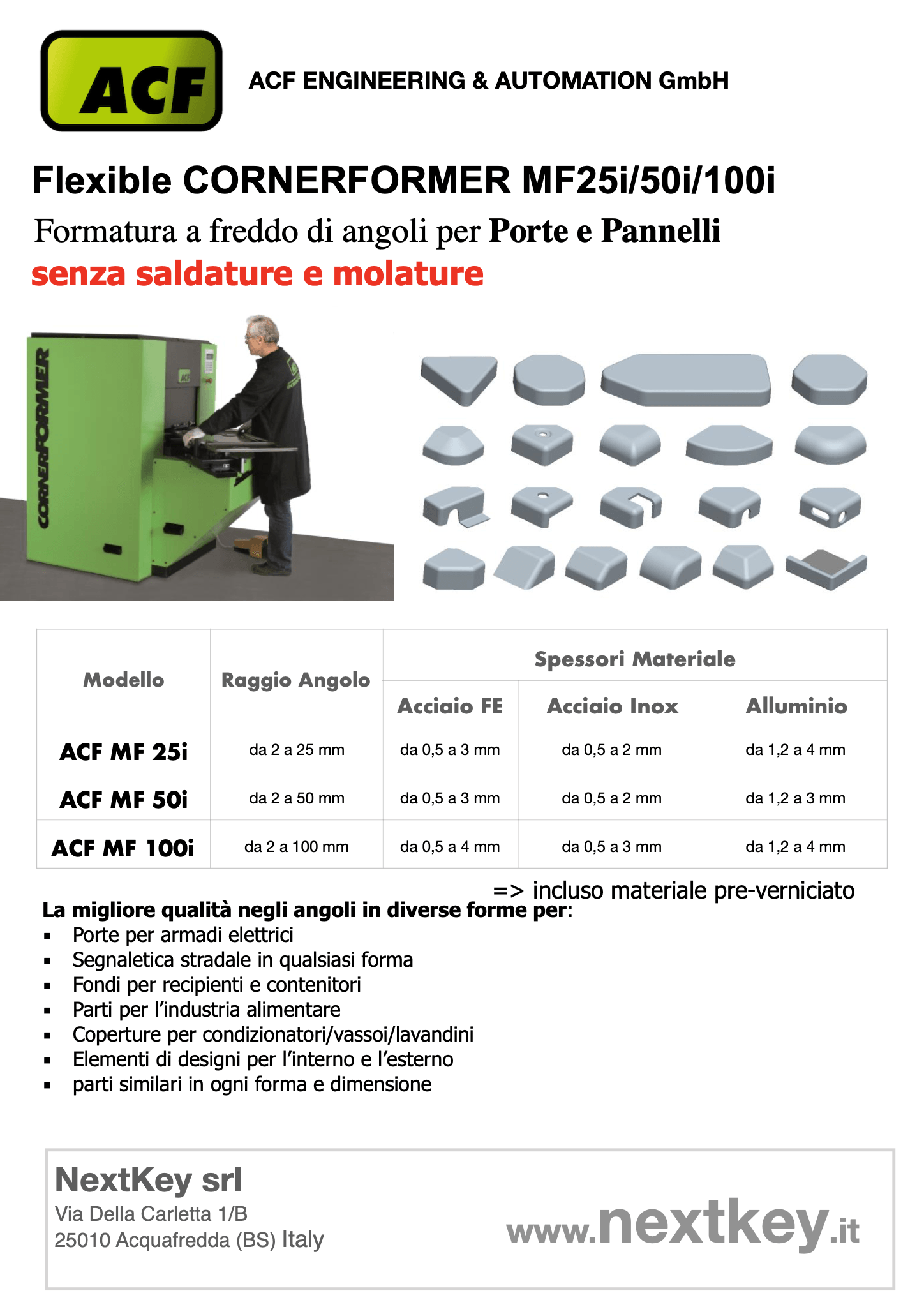 formatura angoli