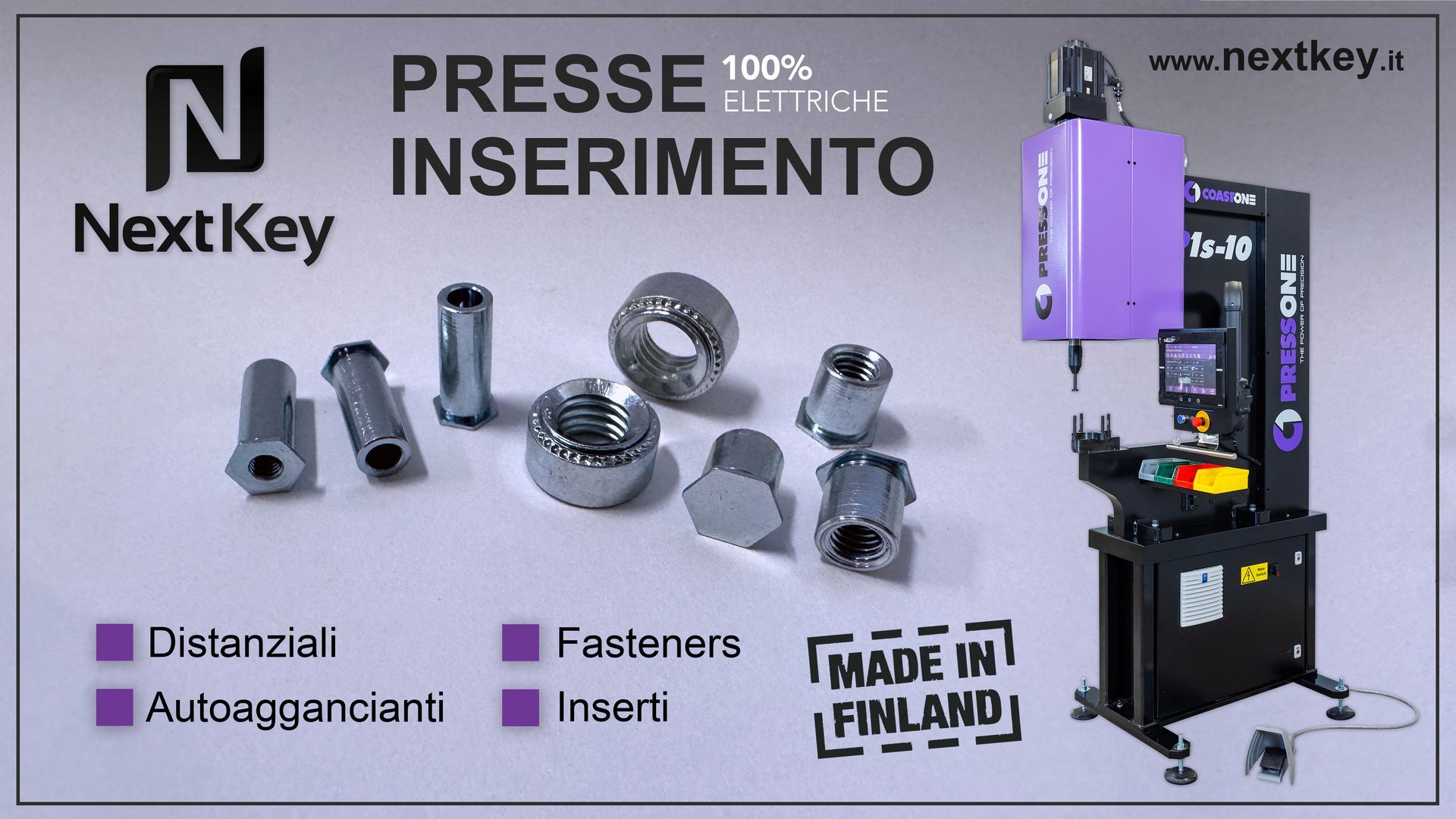 pressa per autoaggancianti pressa inserimento