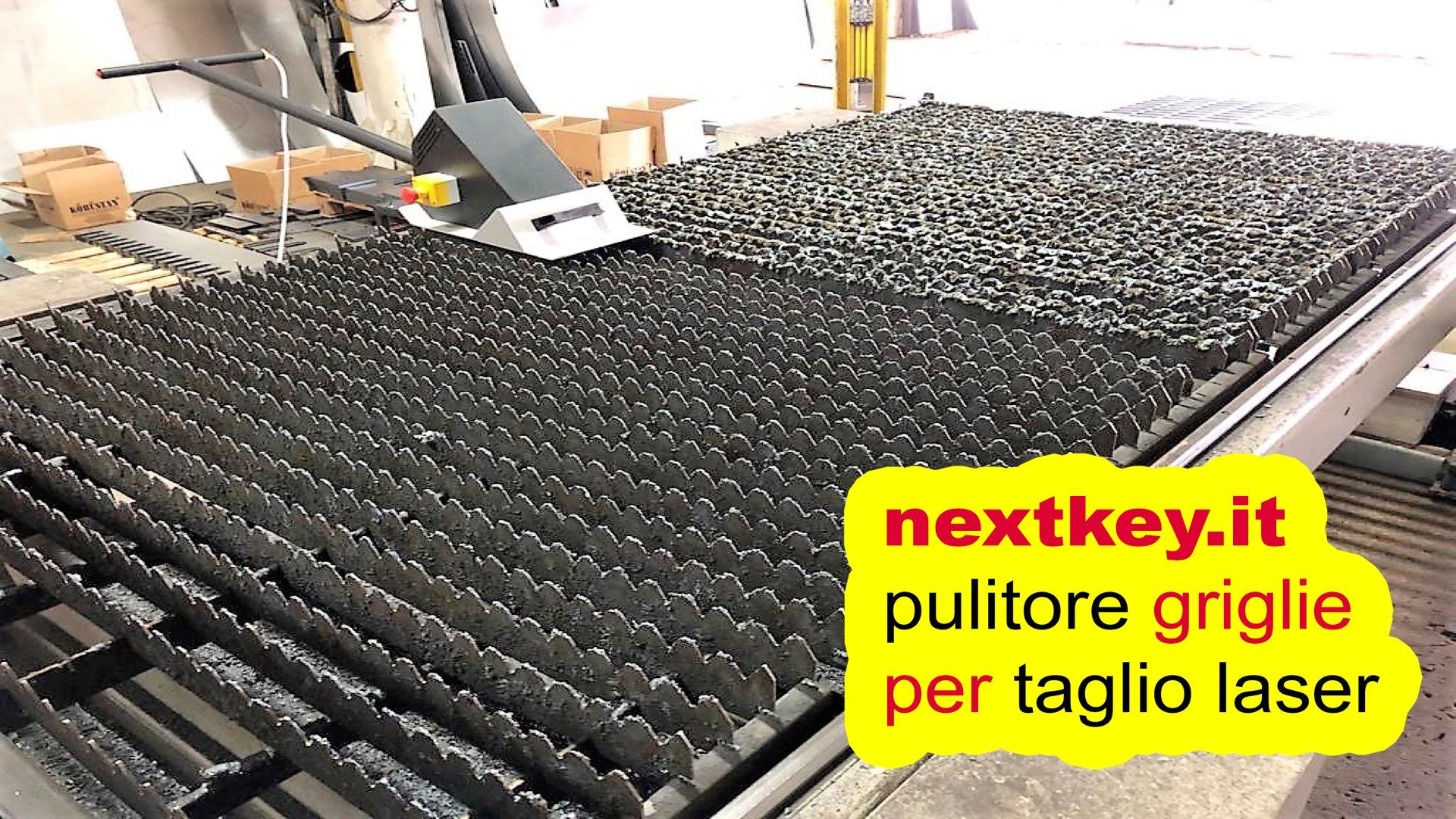 macchine pulizia laser pulitura griglie laser