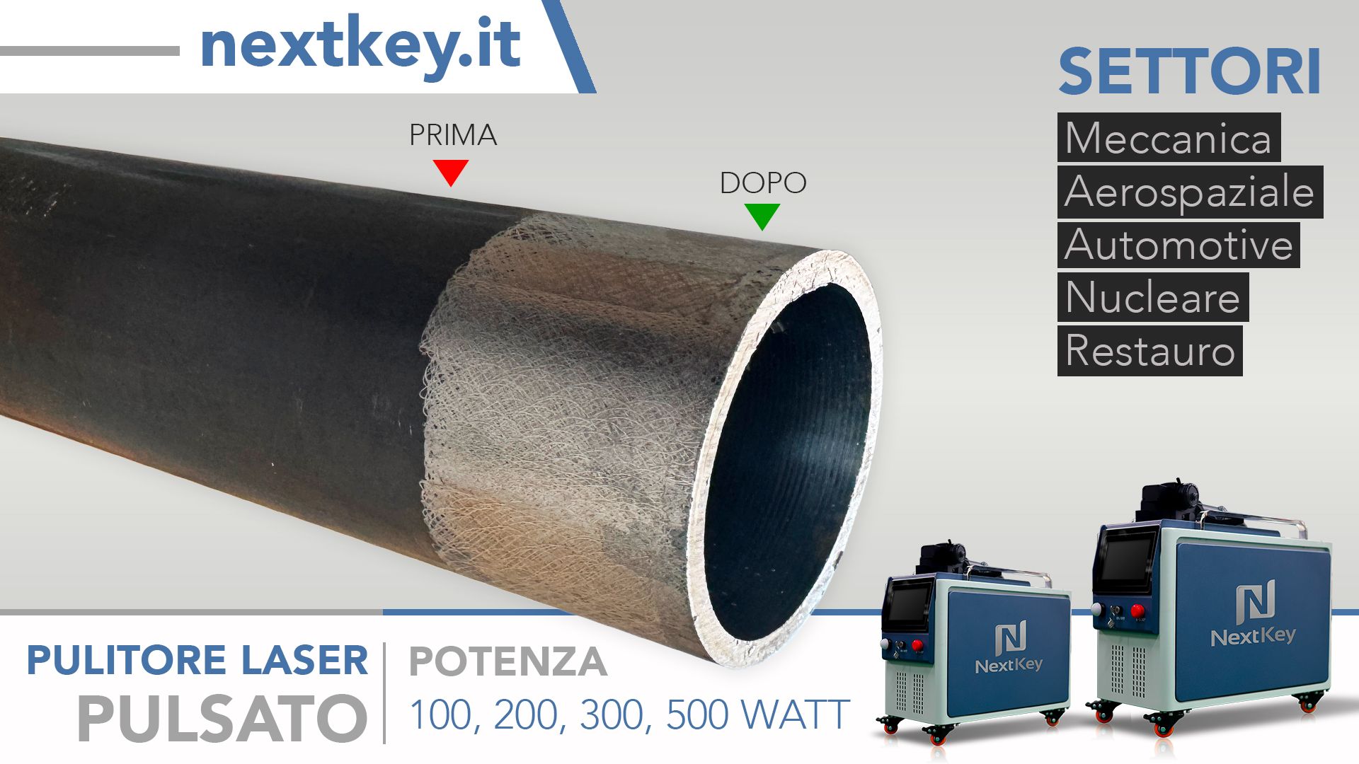 satinatrici e laser usati