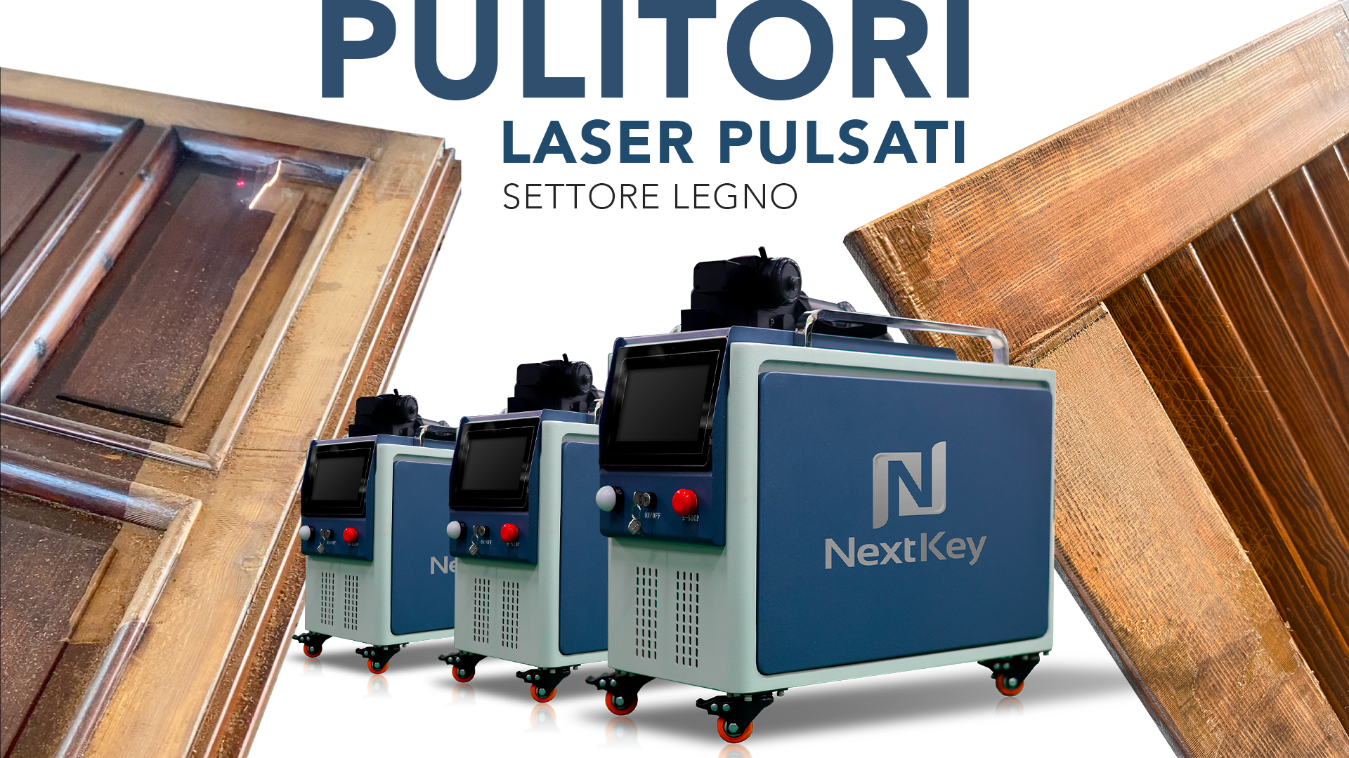 Pulitori laser portatili Sverniciatura legno