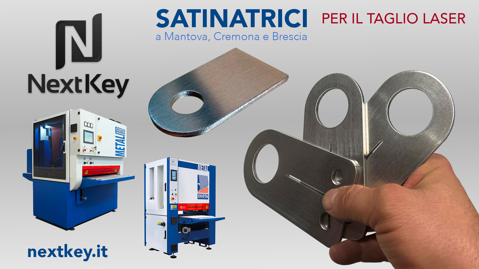 taglio laser e satinatura