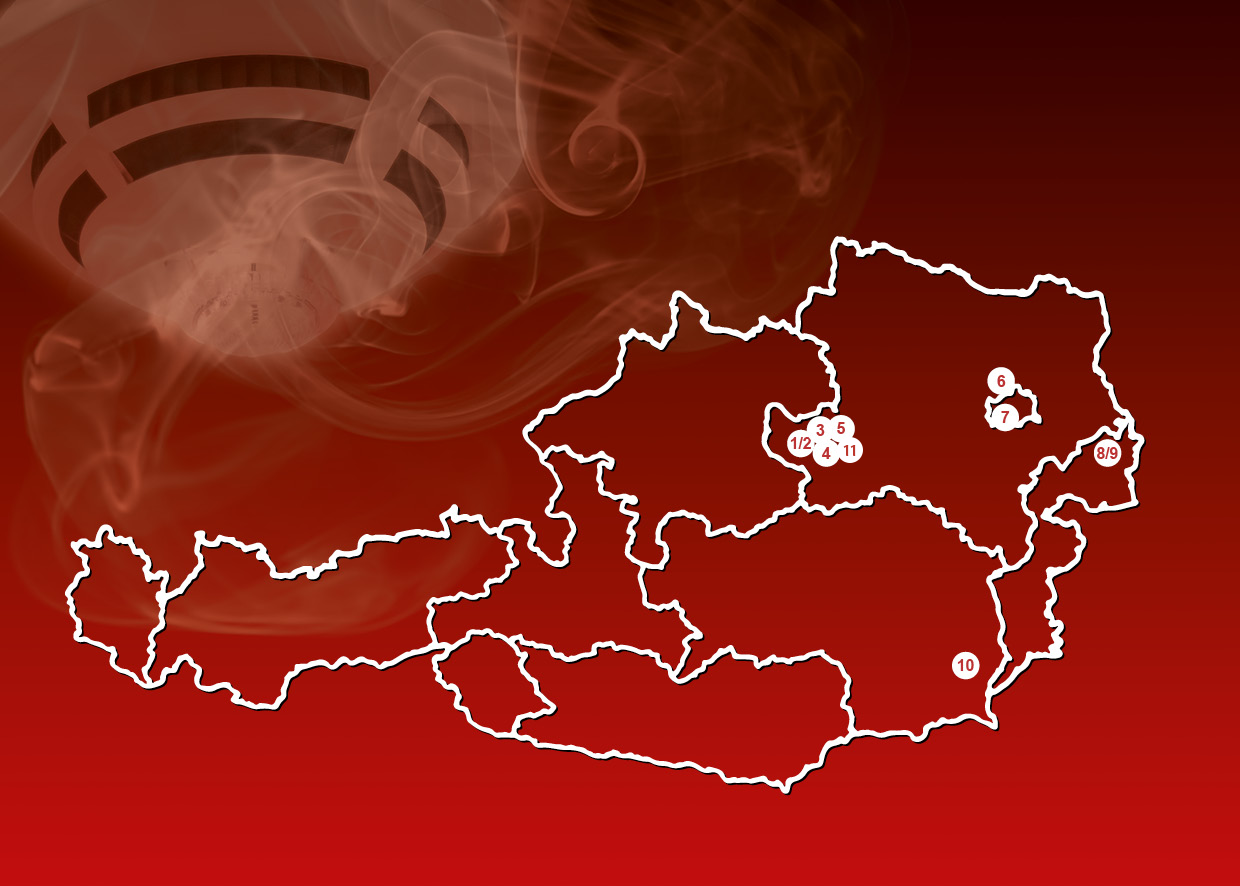 Standortkarte Österreich