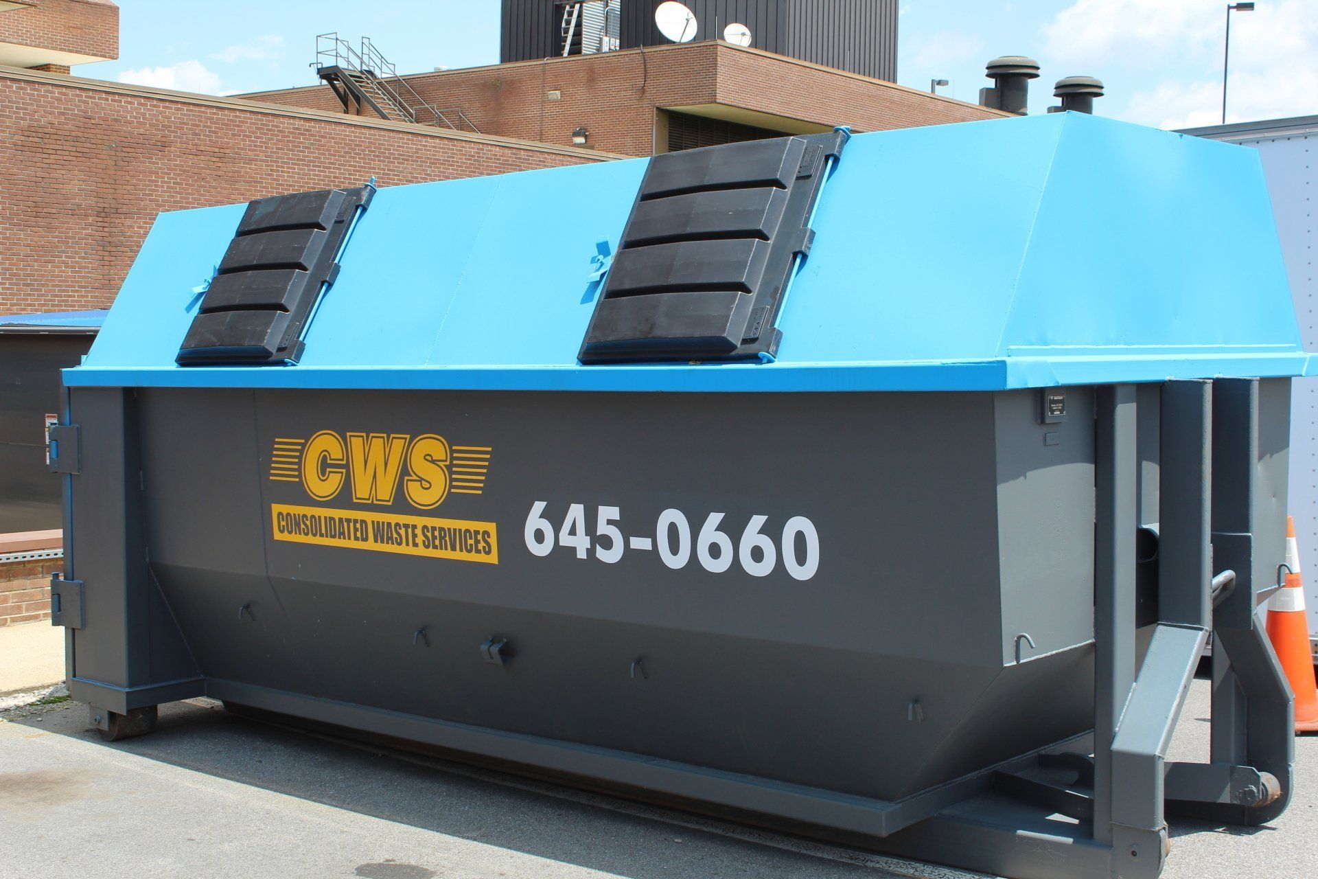 Debris Container — Asheville, NC — Consolidated Waste Services