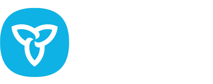 Ontario Health logo with blue icon and black text