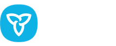 Ontario Health logo with blue icon and black text