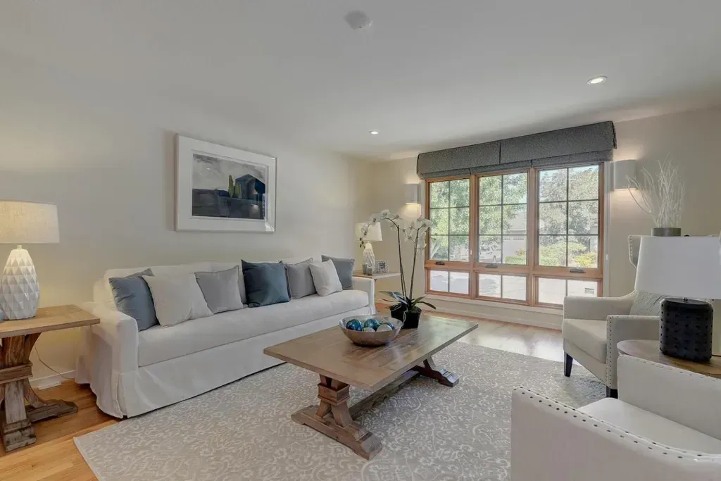 Modern Finished Basement Living Area