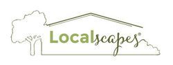 The logo for localscapes is a house with a tree in front of it.