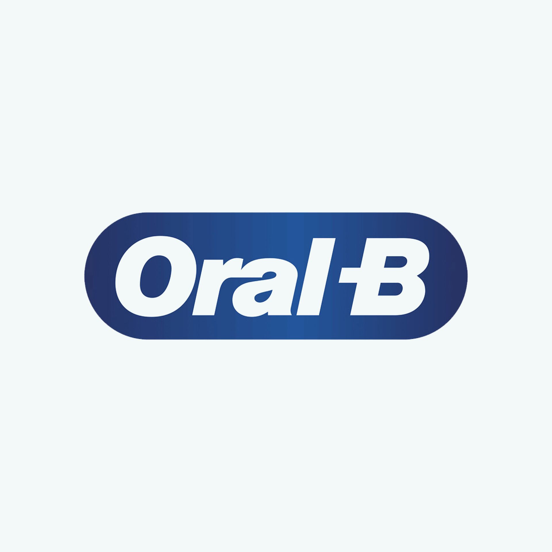 Oral-B logo: White text