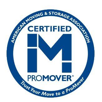 A logo for the american moving and storage association
