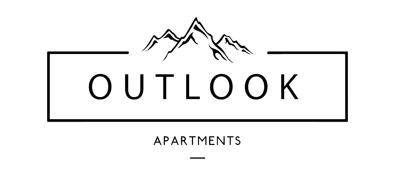 Outlook Apartments logo - header, go to homepage