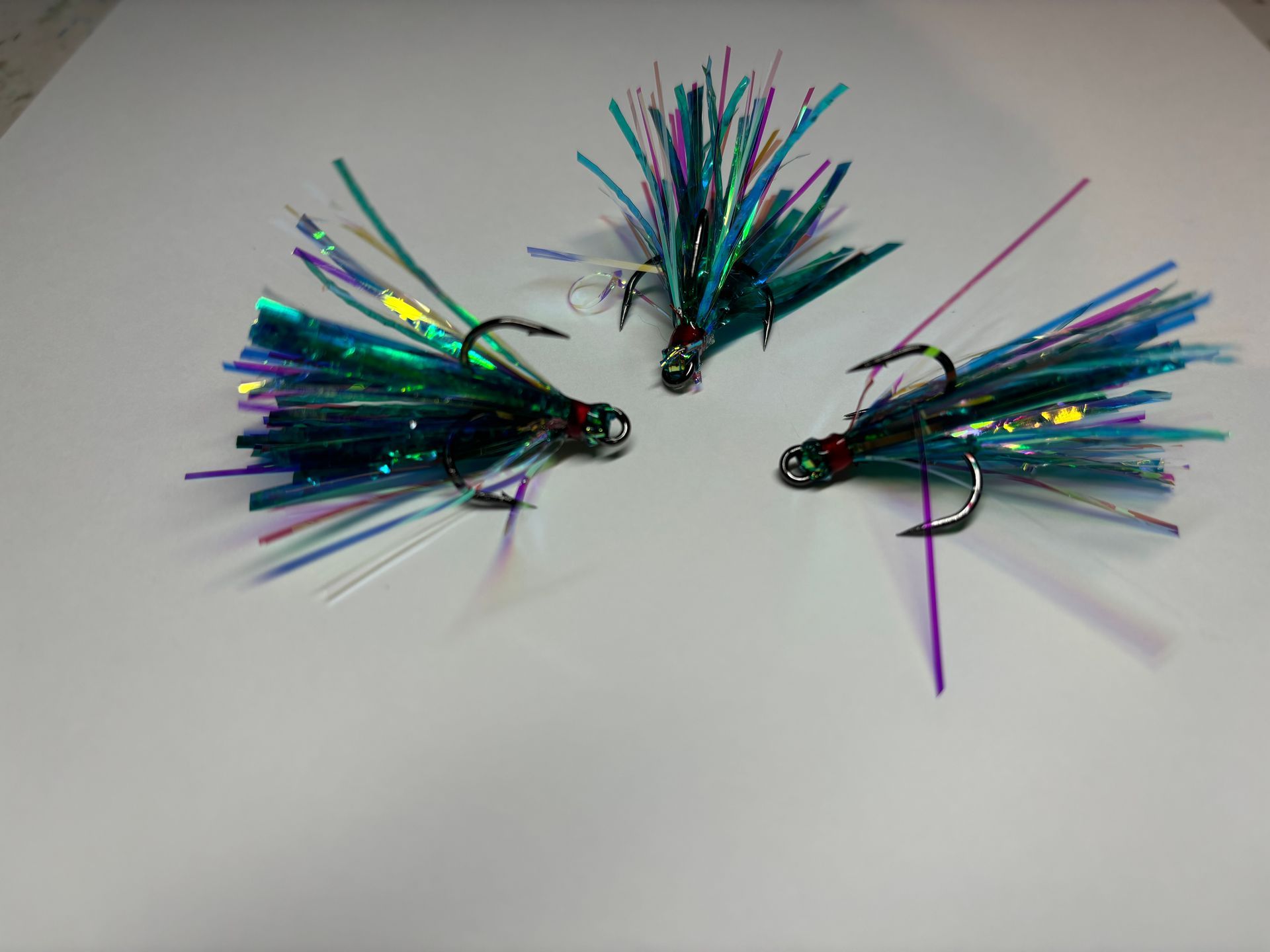 Aqua Smurf Coho Fly (Peanut/Slider)