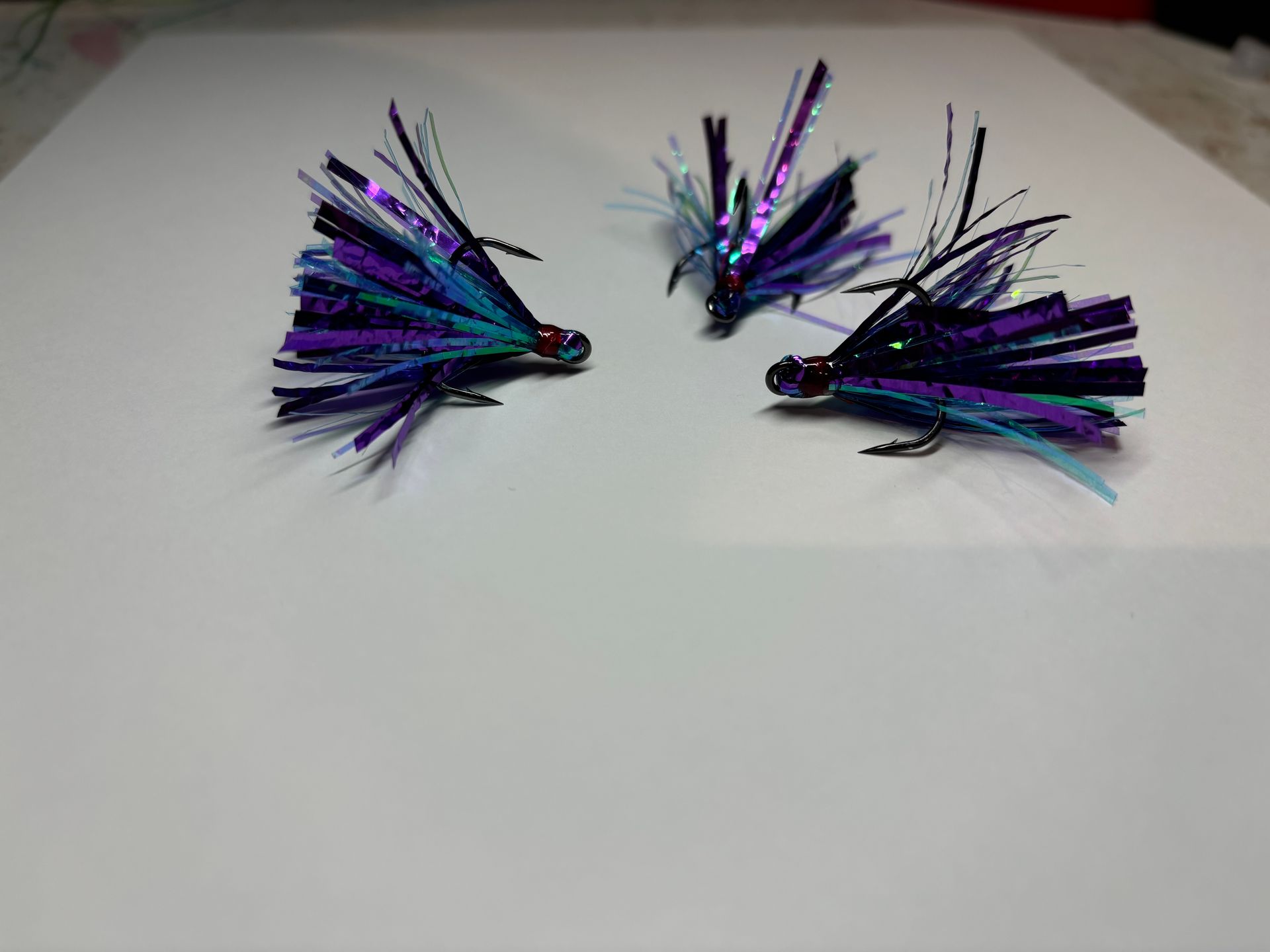 Aqua-Purple Coho Fly (Peanut/Slider)