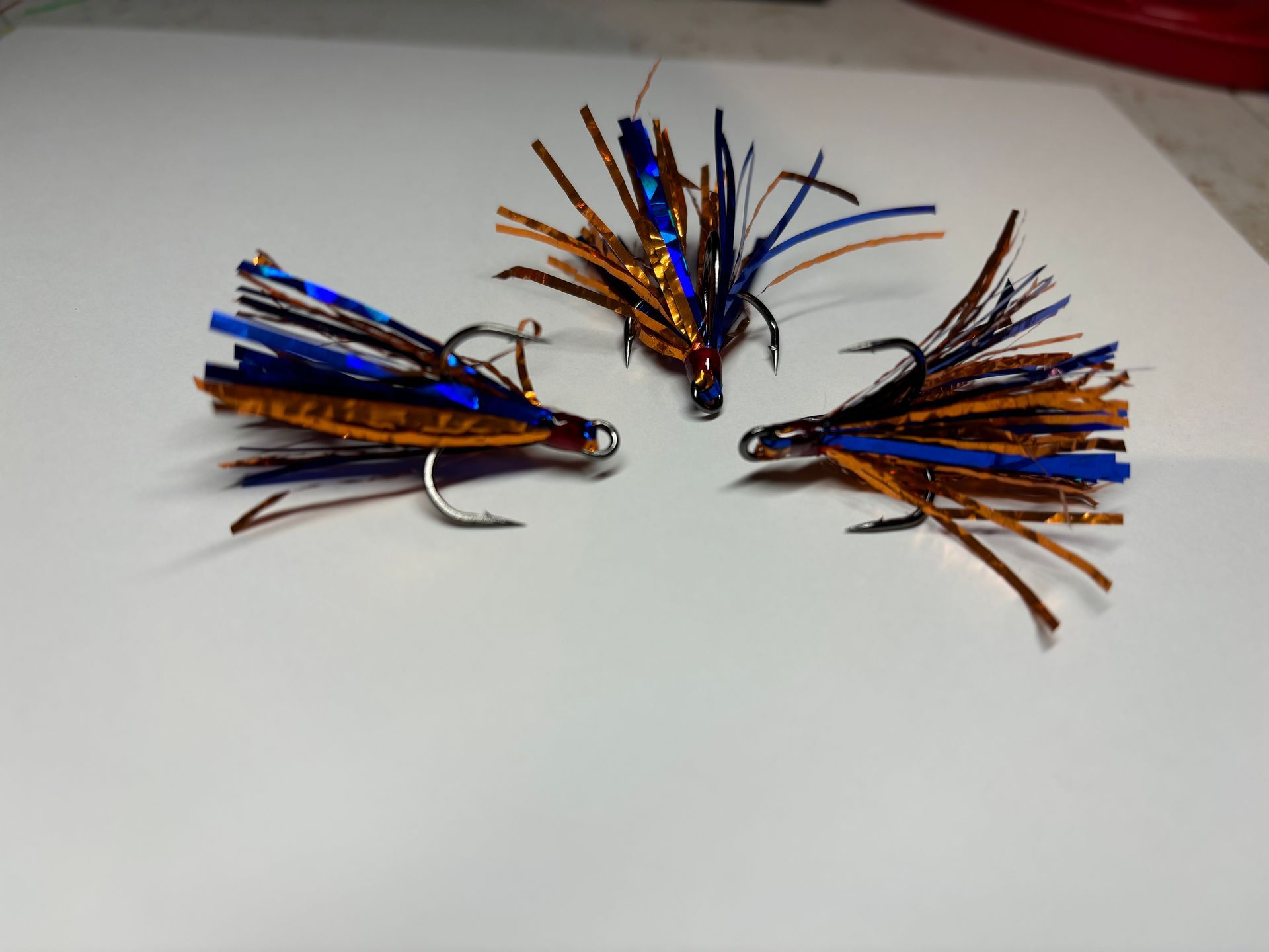 Blue-Copper Coho Fly (Peanut/Slider)
