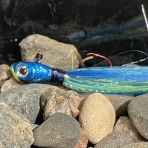 Blue & Yellow Ultra Minnow Hair Jig