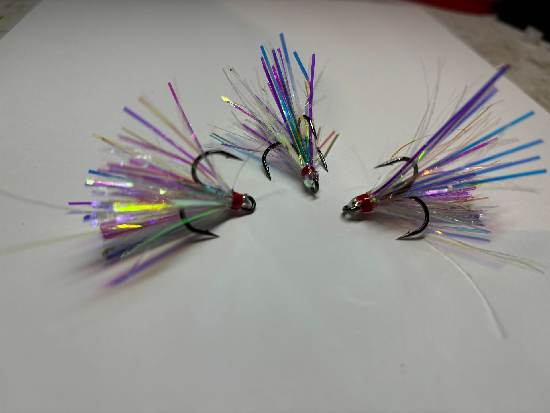 Crackling Ice Coho Fly (Peanut/Slider)