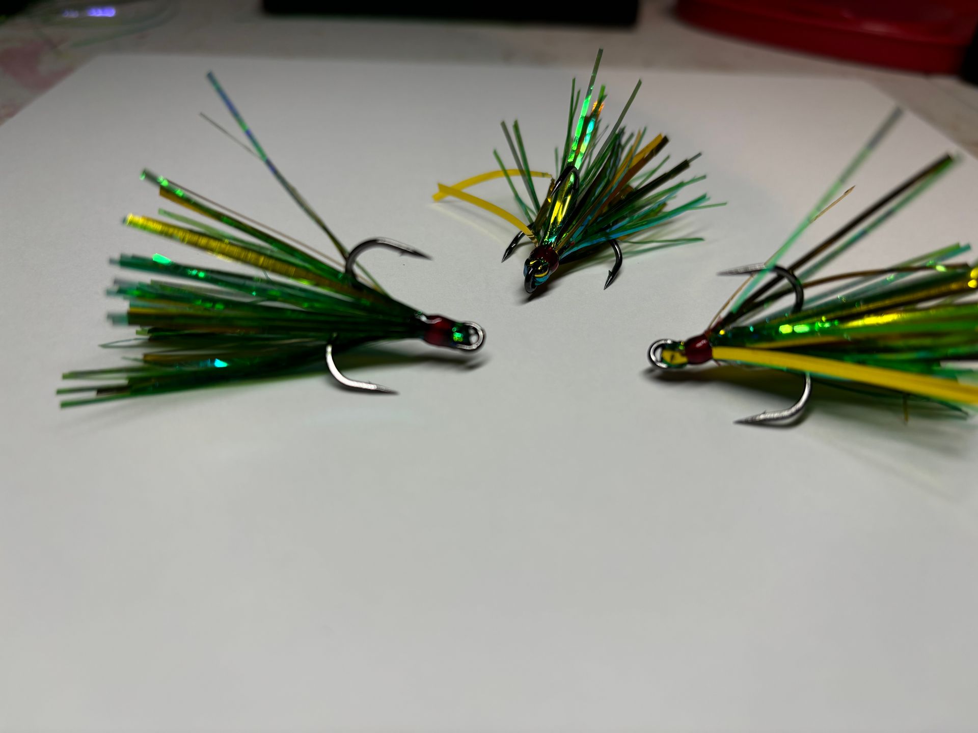 Green-Gold Coho Fly (Peanut/Slider)