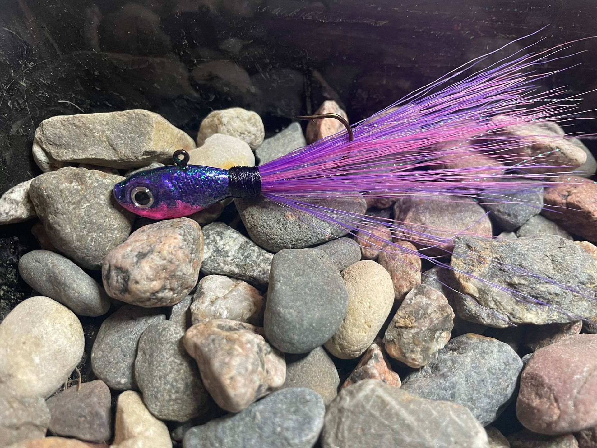Bubble Gum Ultra Minnow Hair Jig