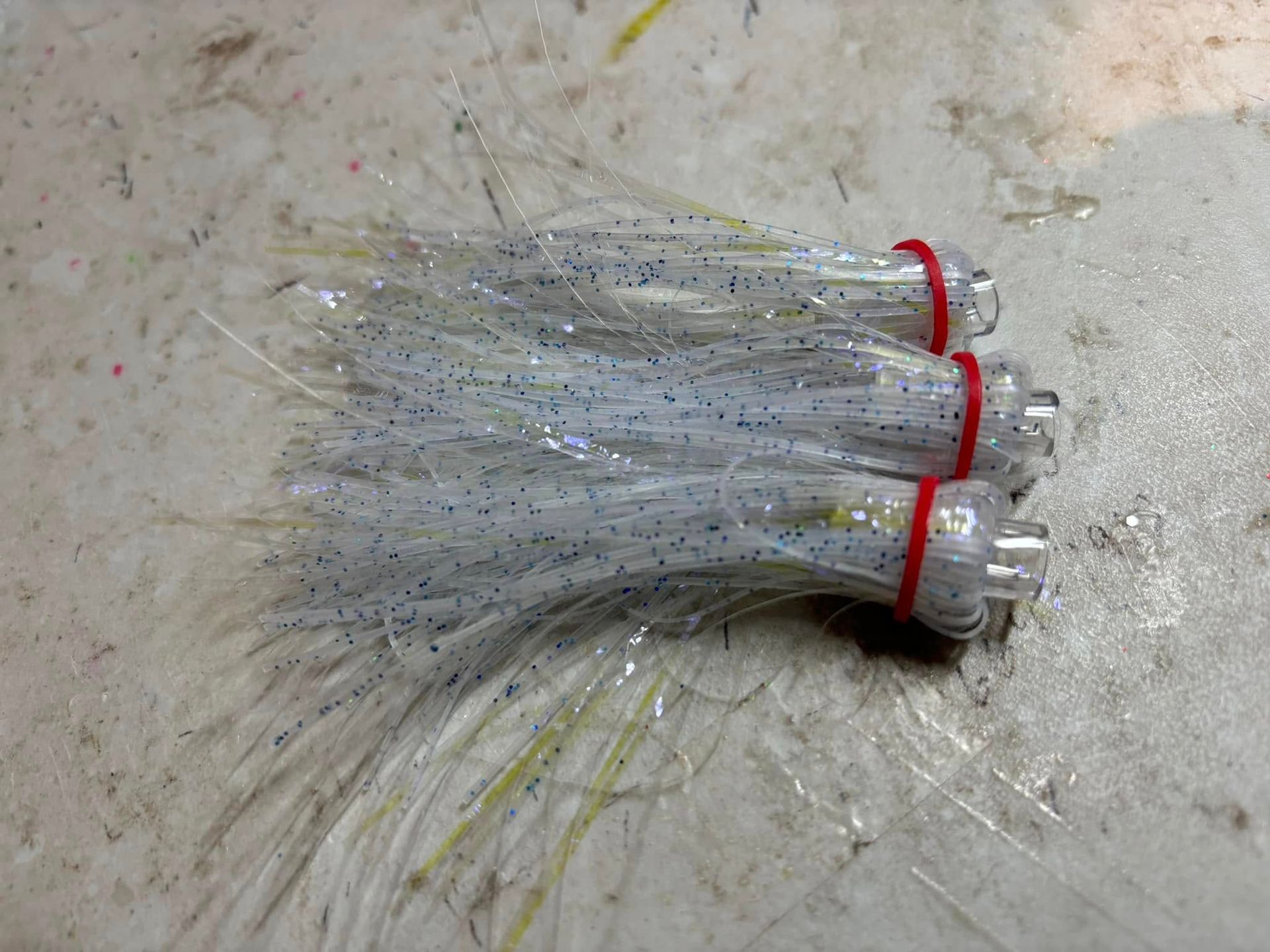 Jellyfish Kringle  FLy (3pk) ( Glow Blue)
