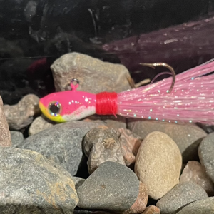 Pink Lemon Ultra Minnow Hair Jig