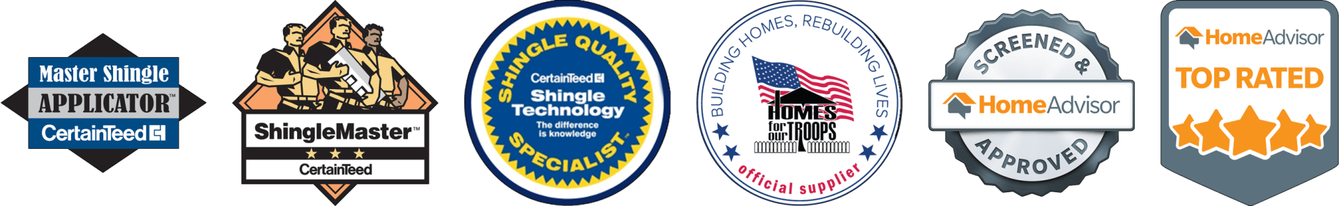 a shingle master logo is on a white background