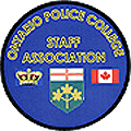 The logo for the ontario police college staff association.
