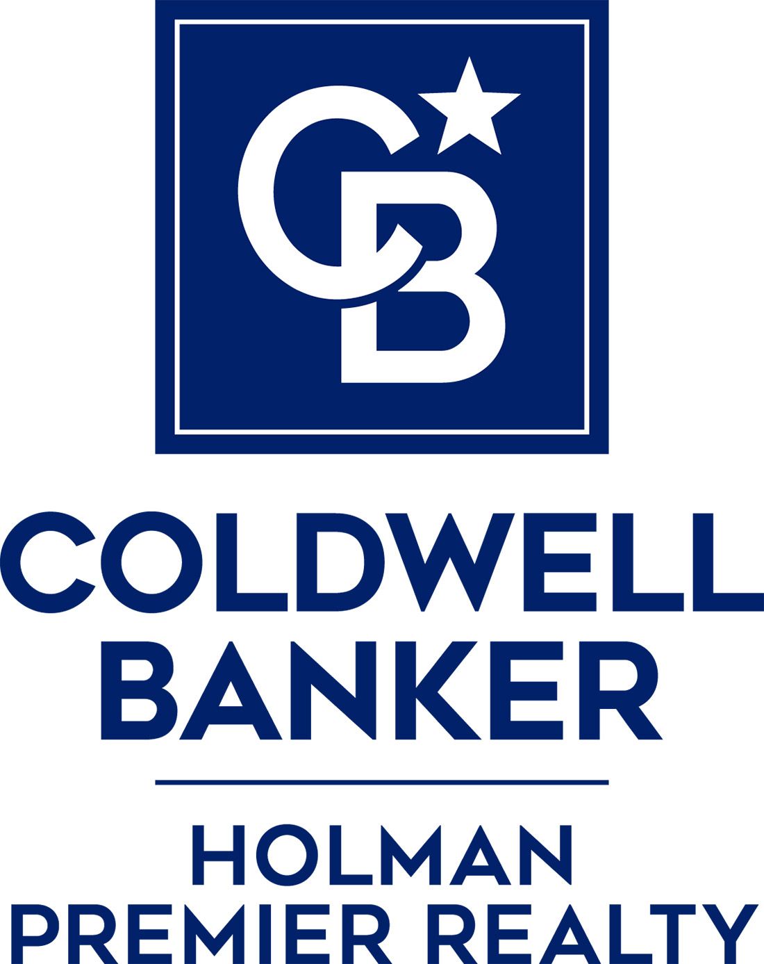 Coldwell Banker Holman Premier Realty logo featuring the blue square icon with a 
