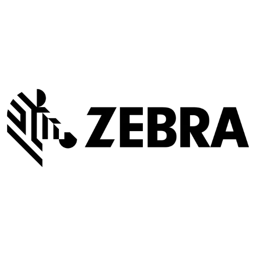 Logotipo da Black Zebra com ícone estilizado de cabeça de zebra e texto