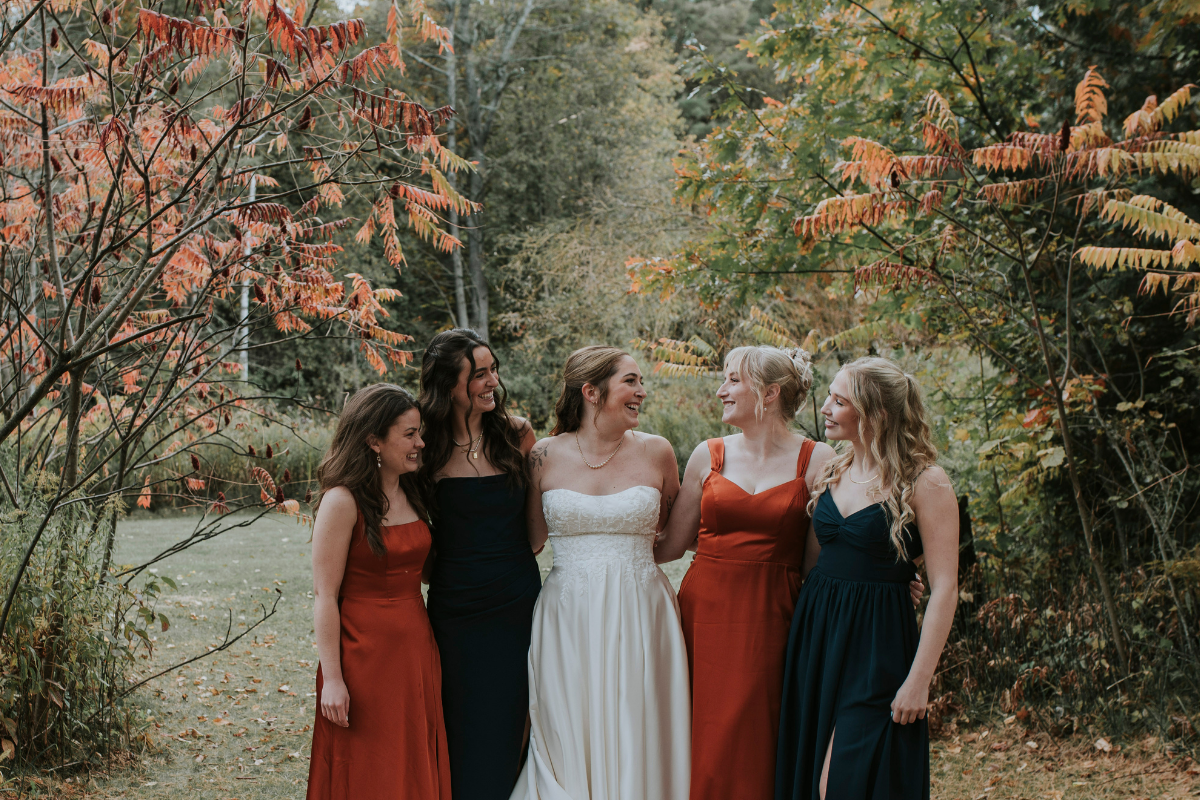 Glamping wedding at Whispering Springs