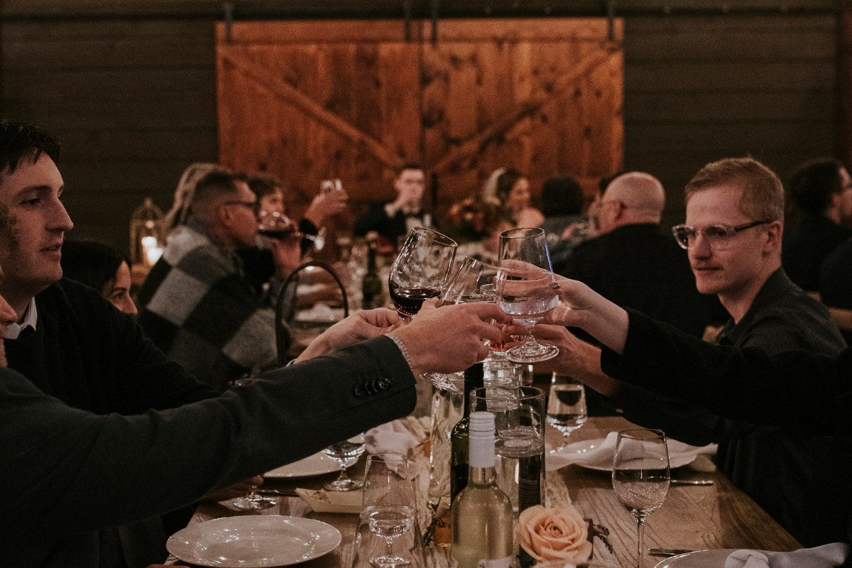 glamping wedding at Whispering springs in Ontario