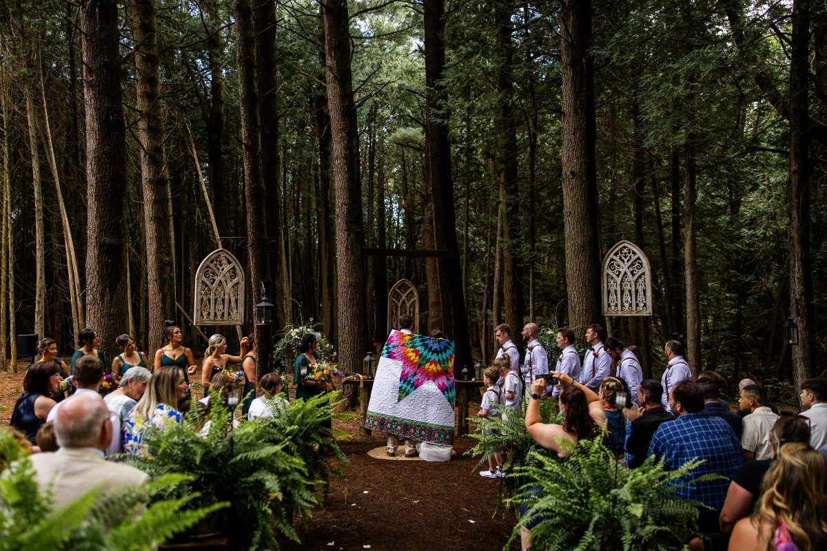glamping at Whispering springs in Ontario