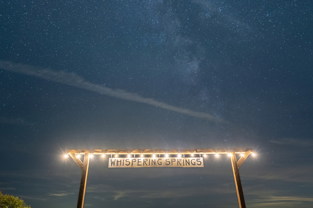 glamping at Whispering springs in Ontario