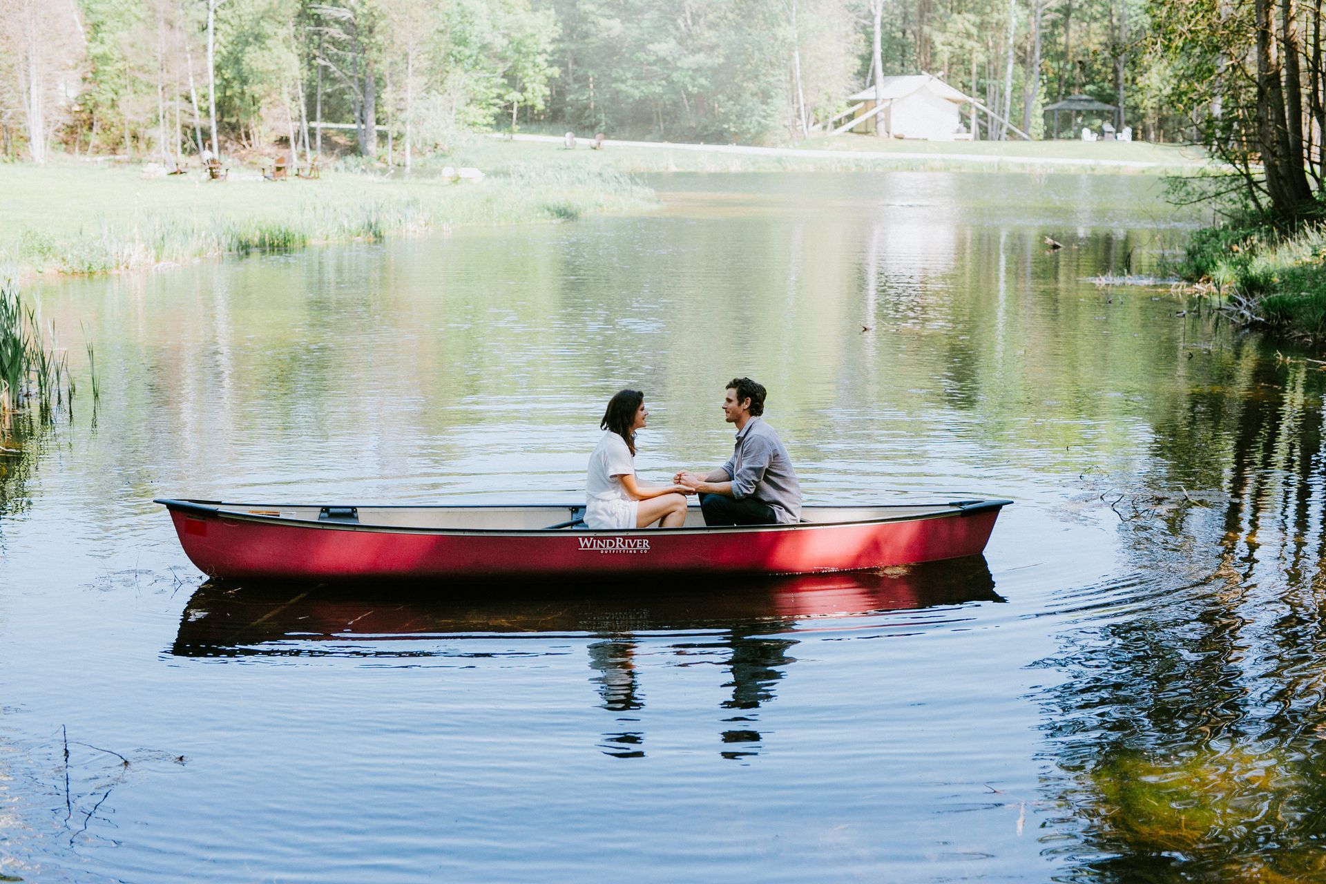 glamping at Whispering springs in Ontario 