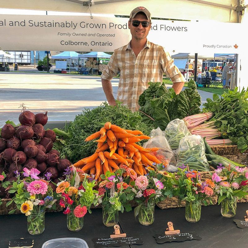 Cobourg Farmers Market in Northumberland County